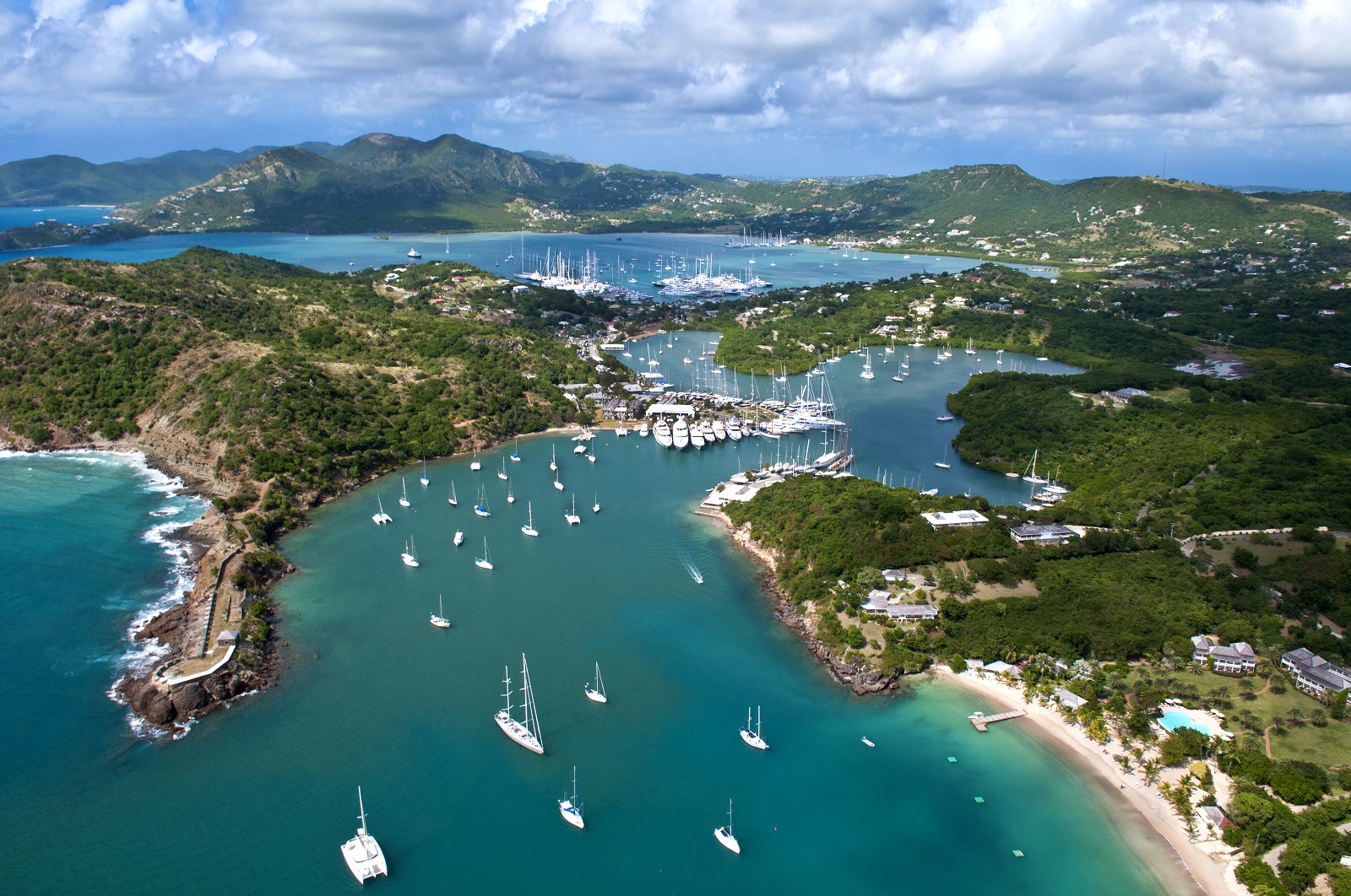 English harbour Antigua Sailing Week
